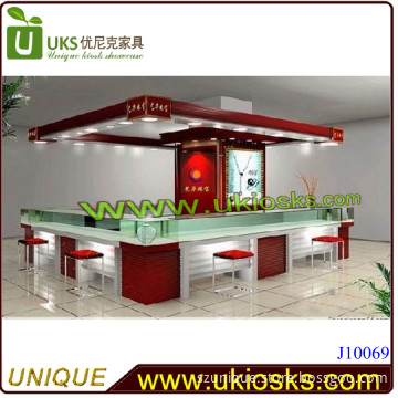 2014 Made in China Jewelry Display Kiosk in Mall with LED (J10069)